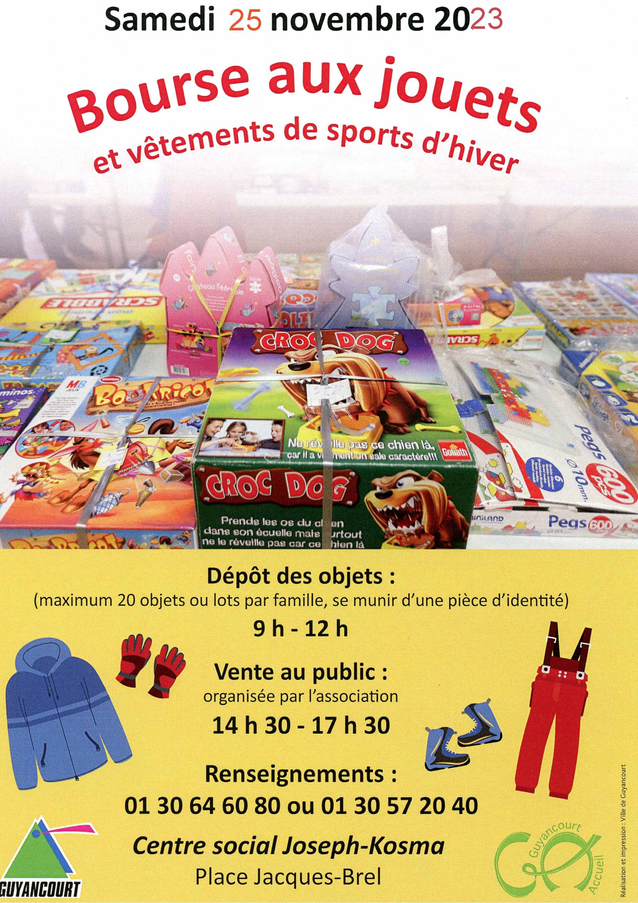 affiche bourse aux jouets 2023